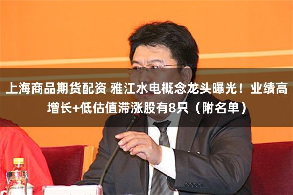 上海商品期货配资 雅江水电概念龙头曝光！业绩高增长+低估值滞涨股有8只（附名单）