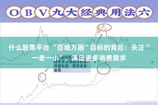什么股票平台 “百城万圈”目标的背后:关注“一老一小”,满足更多消费需求
