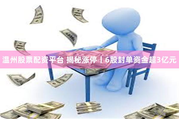 温州股票配资平台 揭秘涨停丨6股封单资金超3亿元